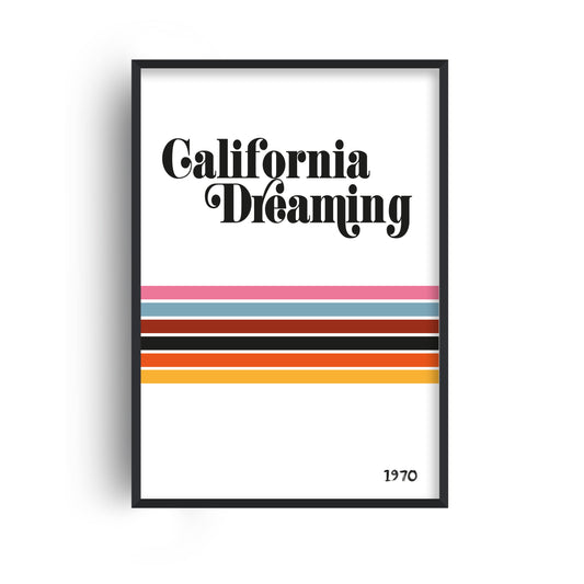 SECONDS SALE California Dreaming Music Giclée Art Print