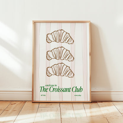 The Croissant Club Giclée Art Print
