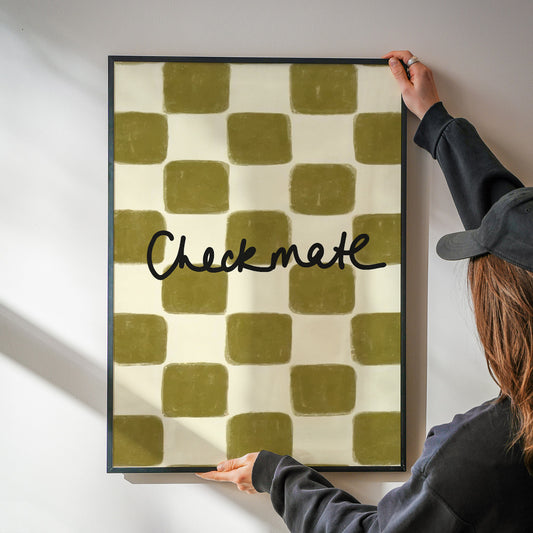 Checkmate Retro Giclée Game Art Print