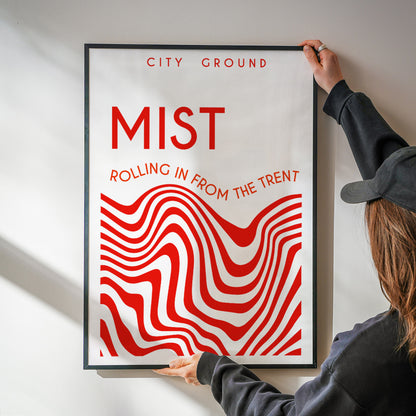 City Ground NFFC Football Fanclub Giclée Art Print