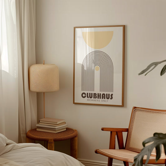 Fanclub Core Clubhaus Retro Giclée Art Print