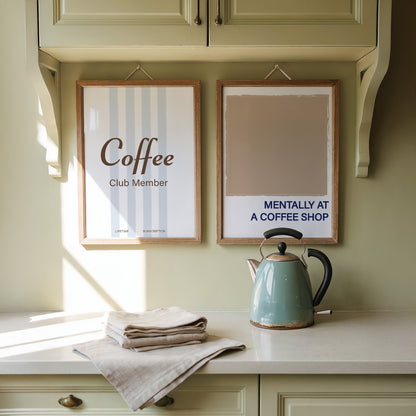 Mentally At A Coffee Shop Giclée Art Print
