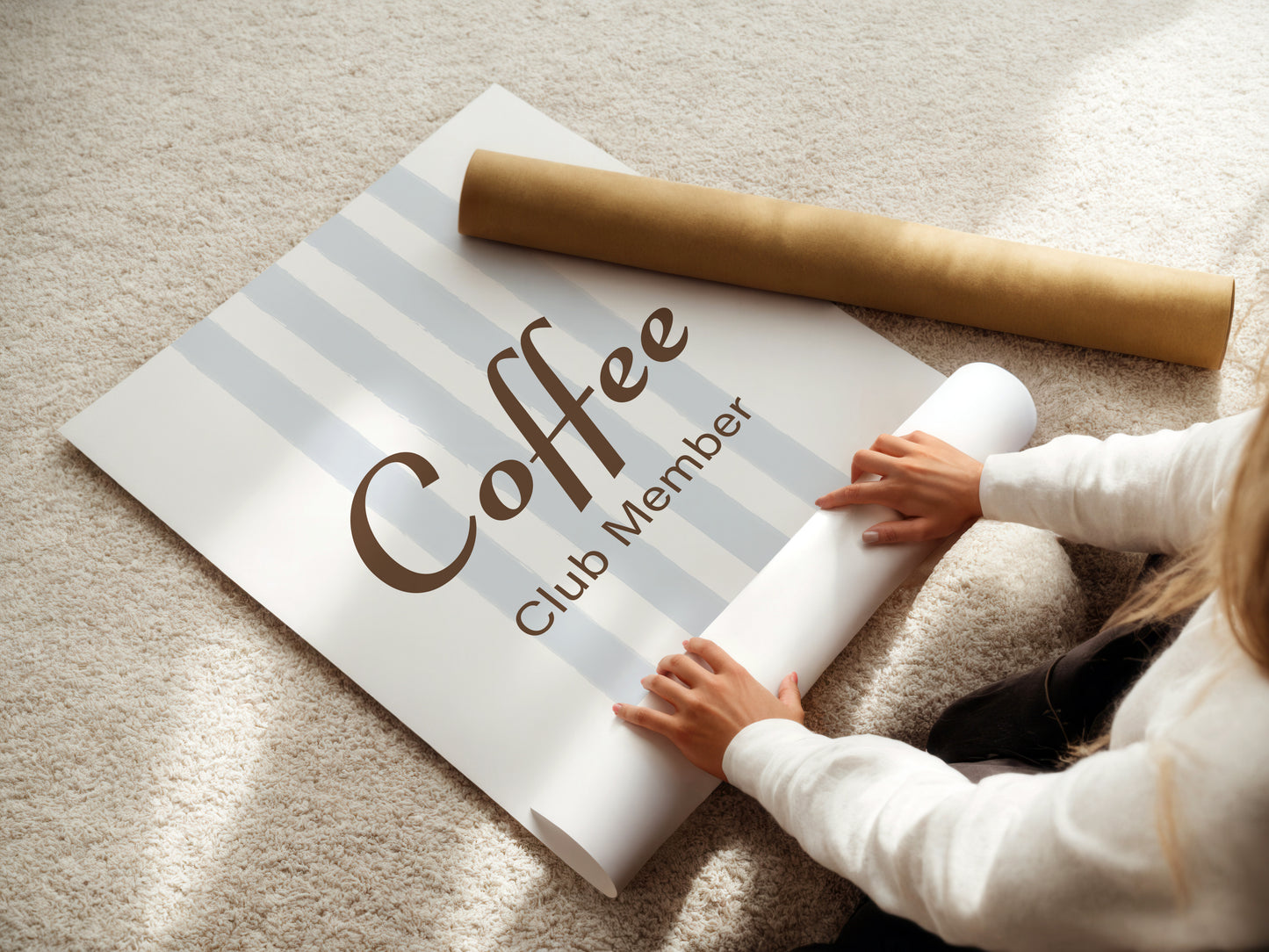 Coffee Club Member Giclée Art Print