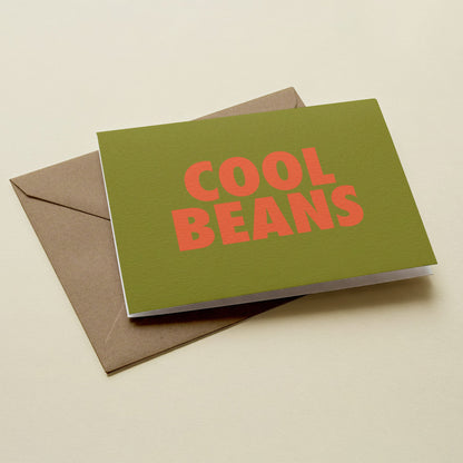 Cool Beans Greetings Card