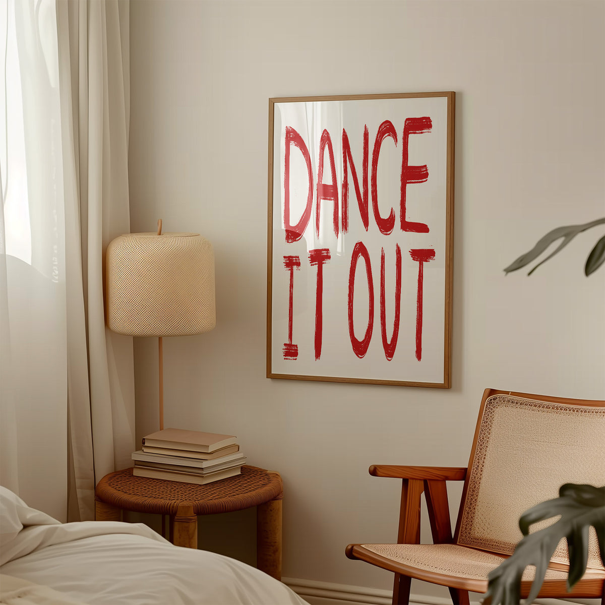 Dance It Out Playful Quote Print