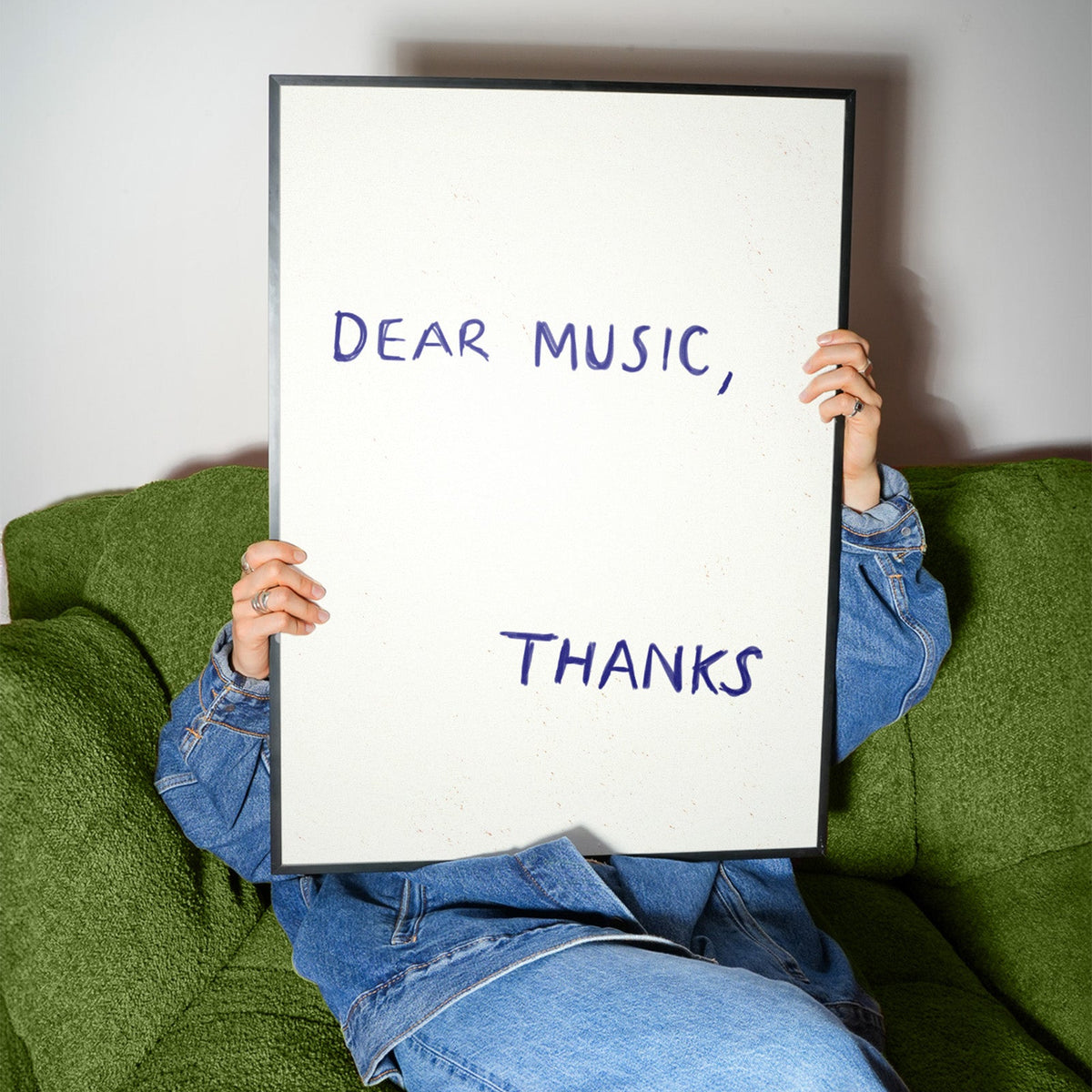 Dear Music, Thanks Quote Print