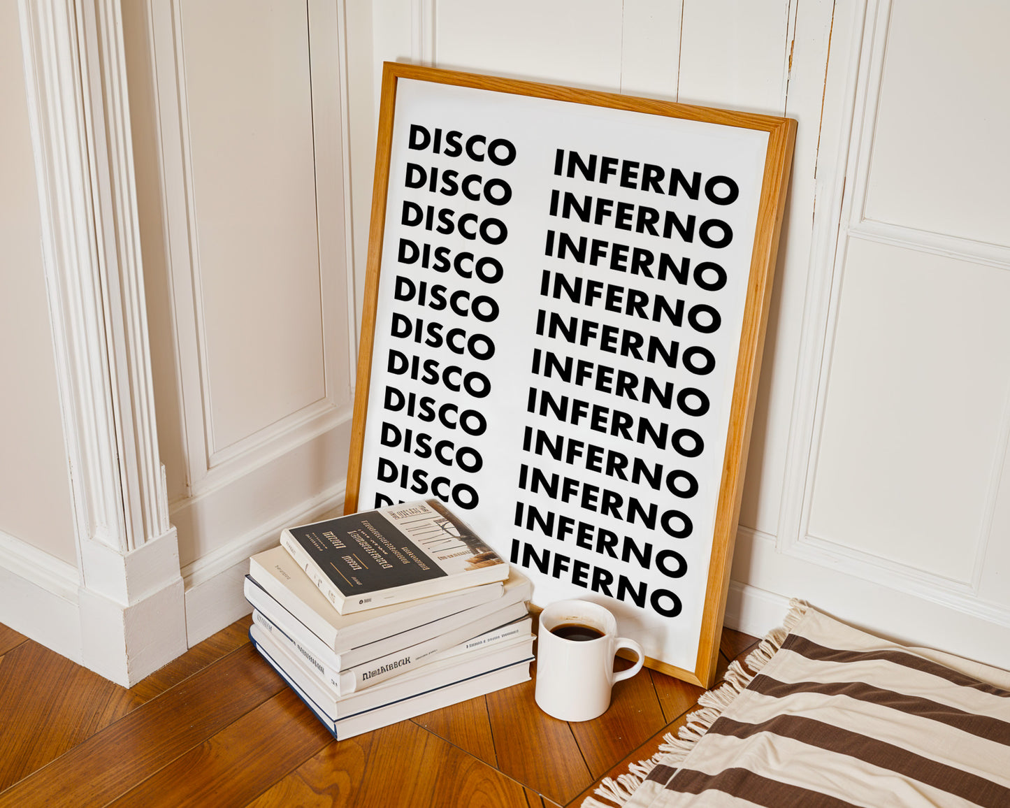 Disco Inferno Retro Music Giclée Art Print