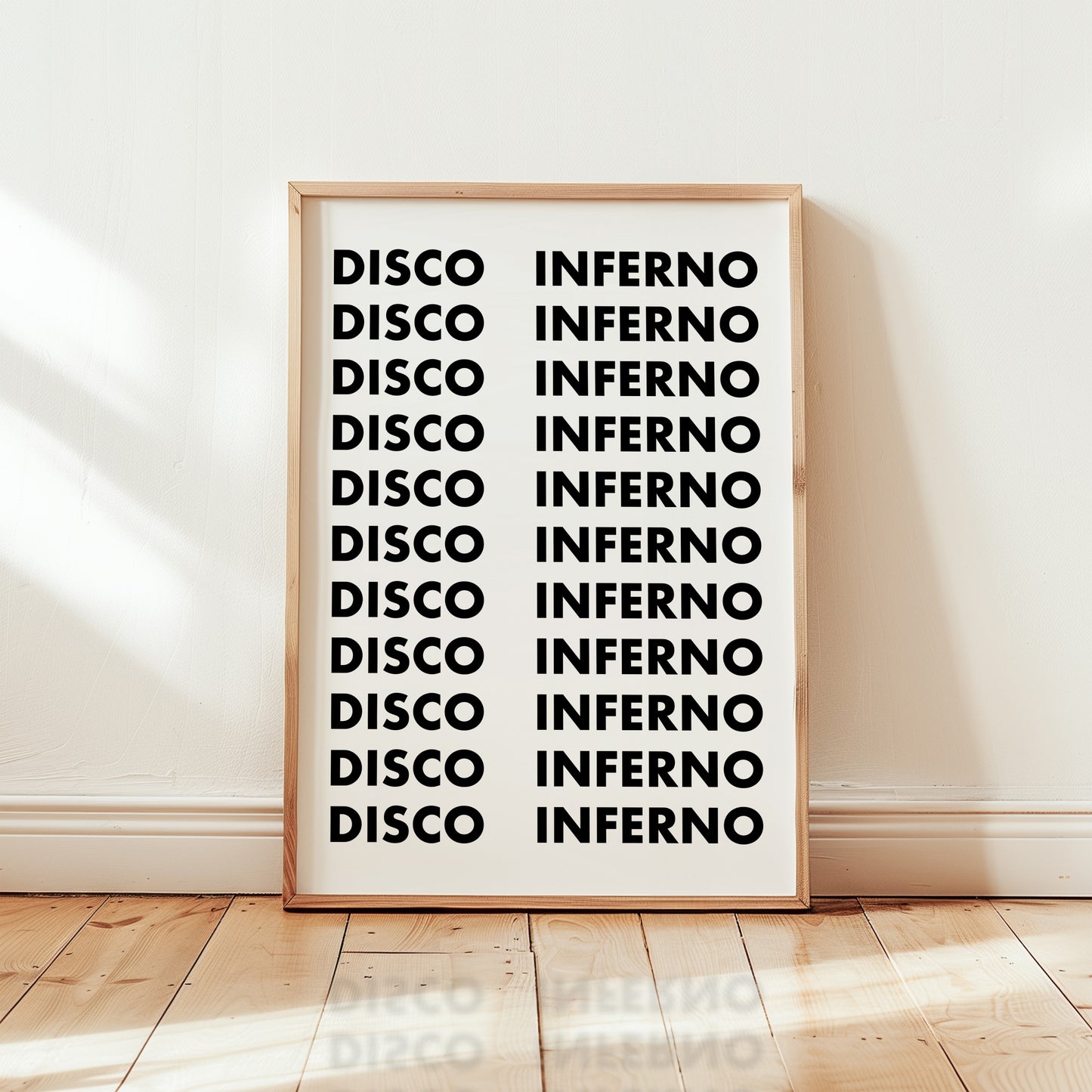 Disco Inferno Retro Music Giclée Art Print