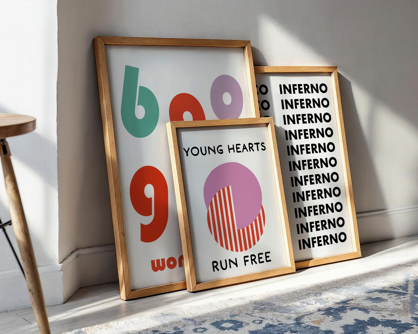 The Disco Music Art Print Gift Set (Set of 3)