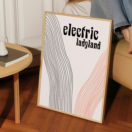 Electric ladyland Giclée retro Art Print