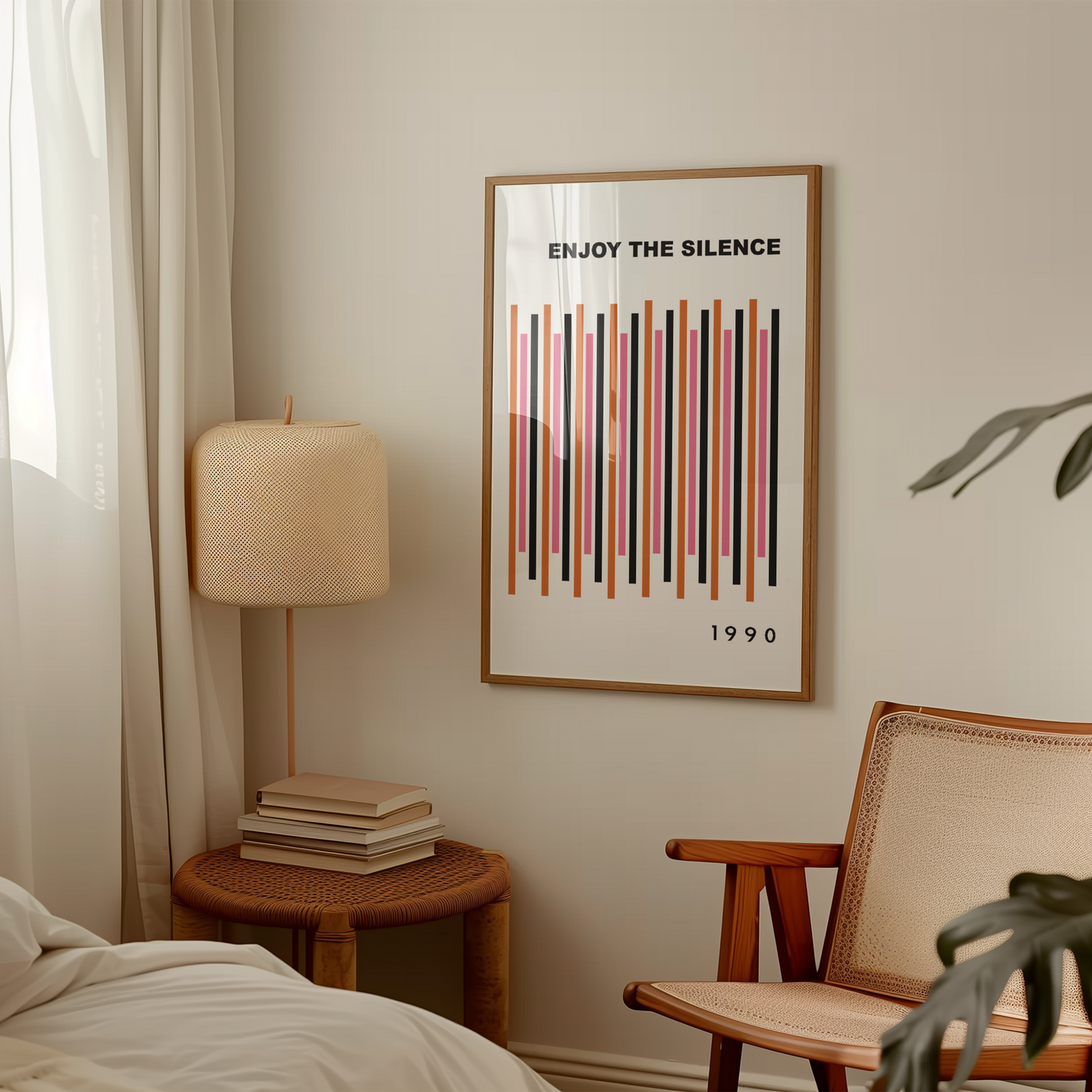 Enjoy The Silence Giclée retro Art Print