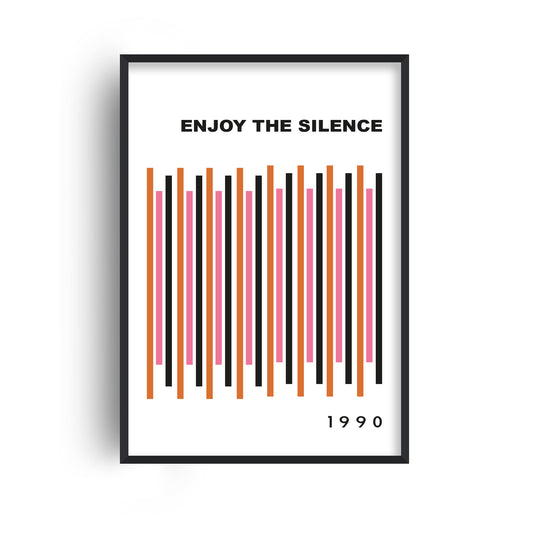 Enjoy The Silence Giclée retro Art Print