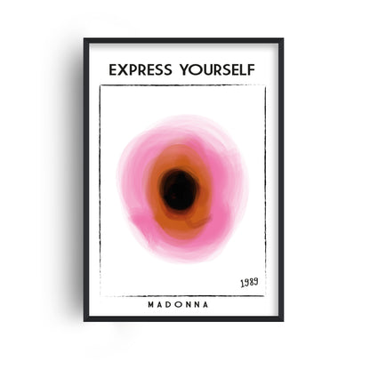 Express Yourself Giclée retro Art Print
