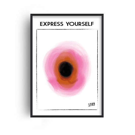 Express Yourself Giclée retro Art Print
