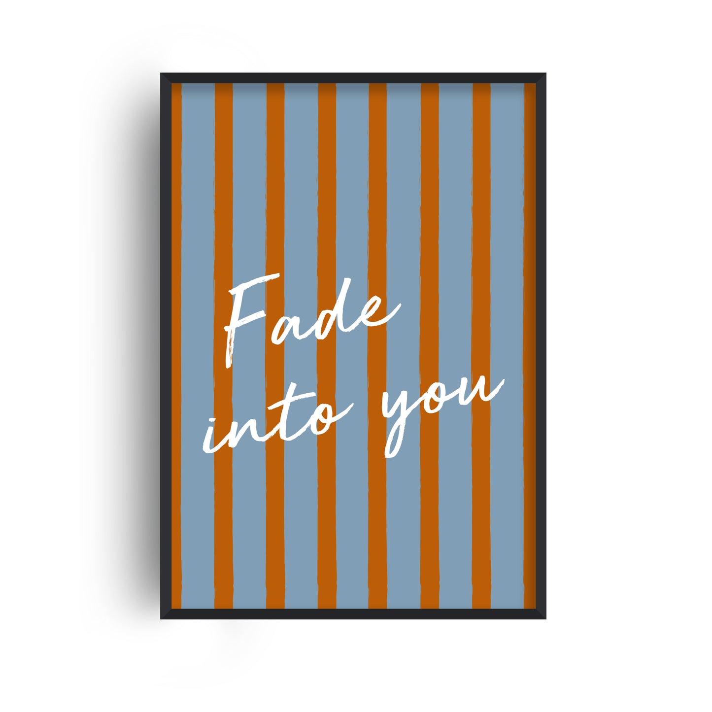 Fade Into You Striped Bedroom Retro Music Giclée Art Print