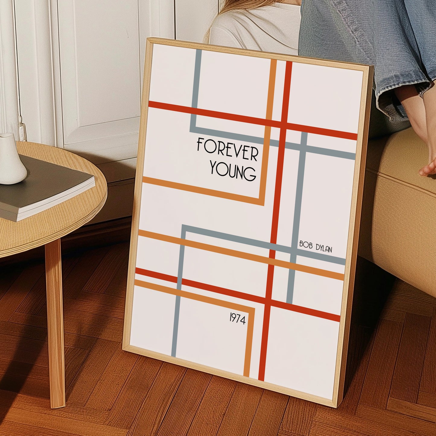 Forever Young nursery Giclée retro Art Print