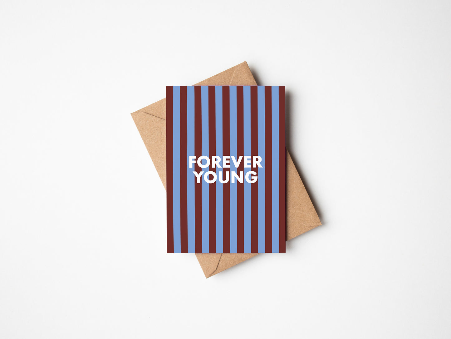 Forever Young Greetings Card