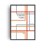 Forever Young nursery Giclée retro Art Print