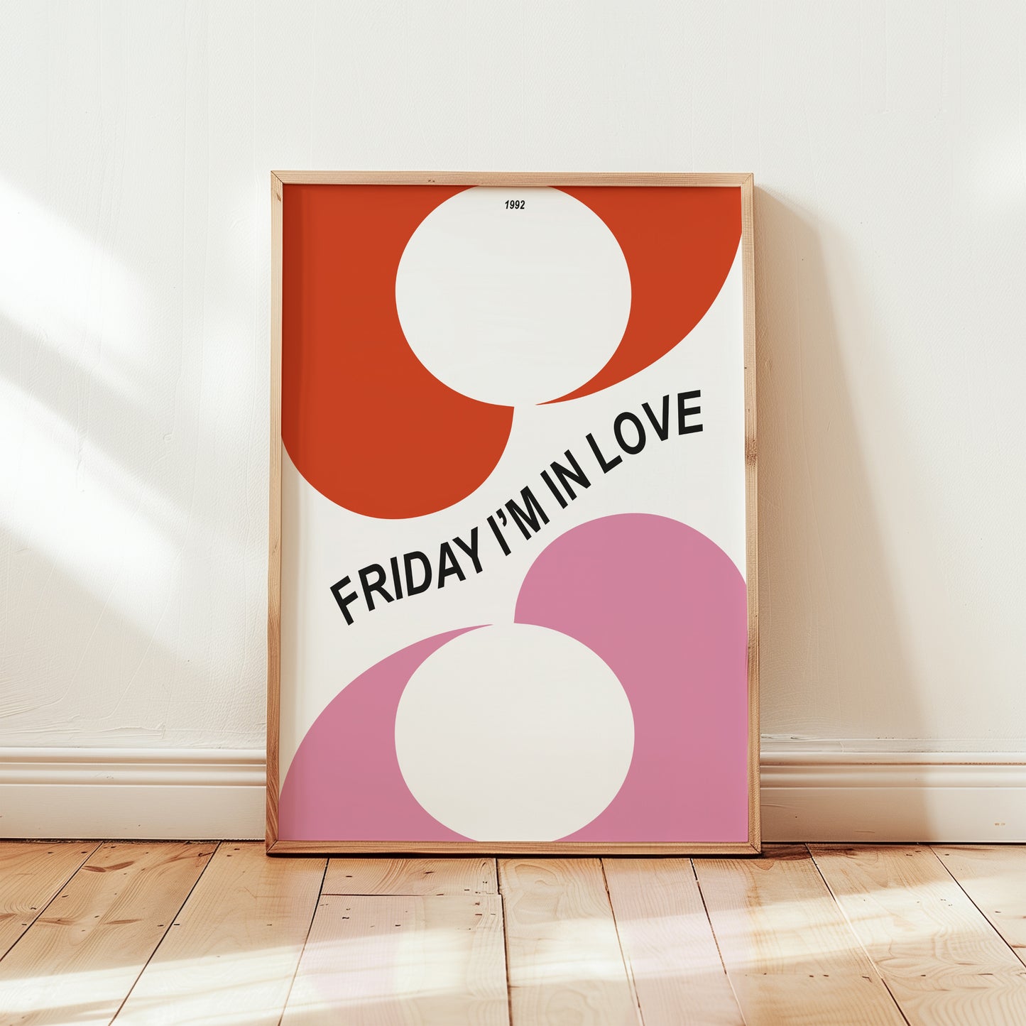 Friday I'm In Love The Cure Music Inspired Giclée Art Print