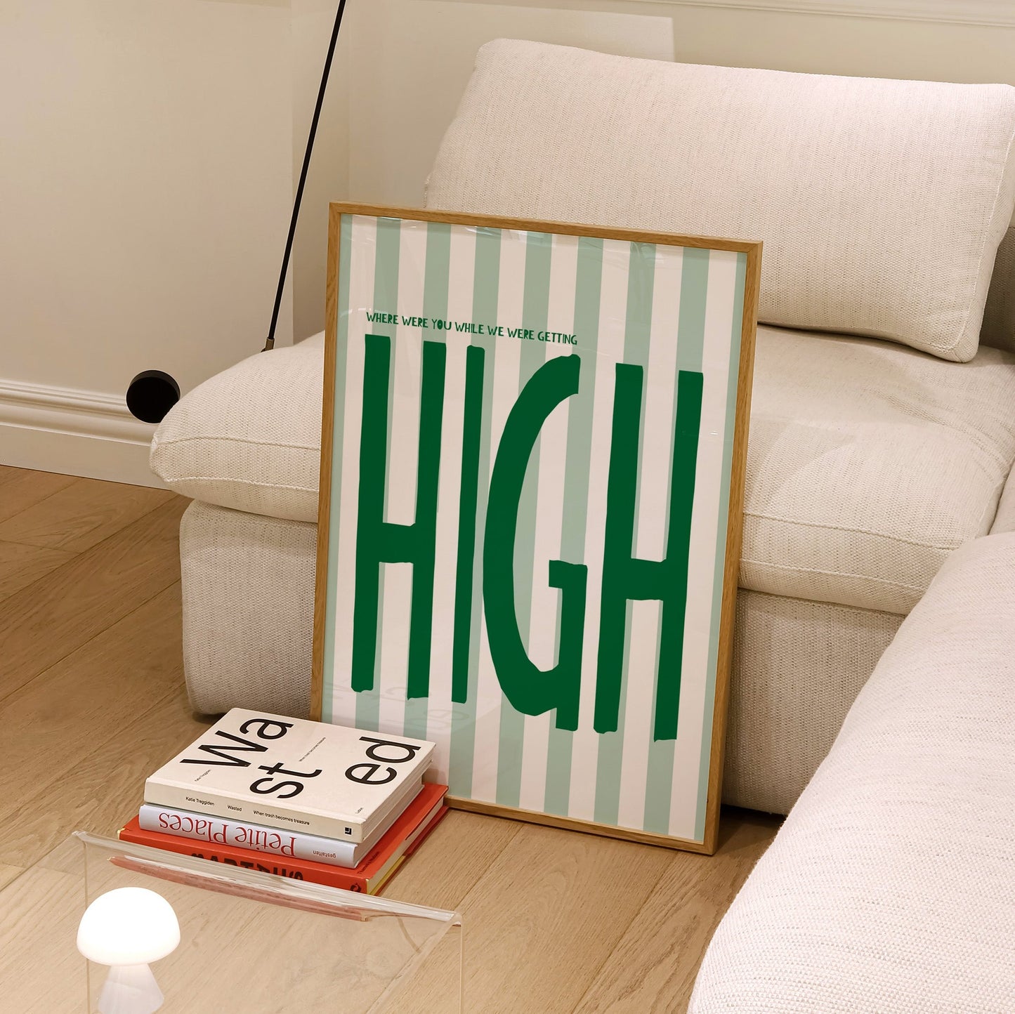 Getting High Oasis Retro Music Giclée Art Print