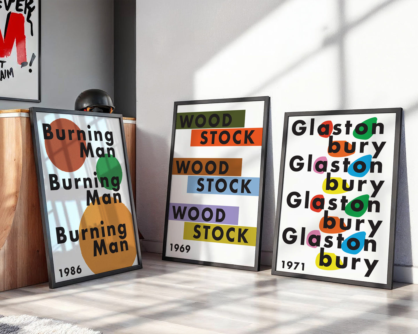 Festival Series No. 3 | Burning Man (1986) Art Print