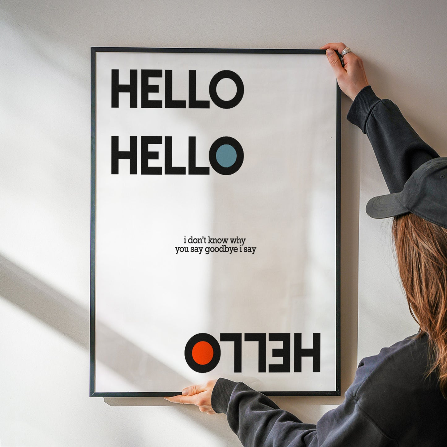Hello Goodbye Giclée retro Art Print
