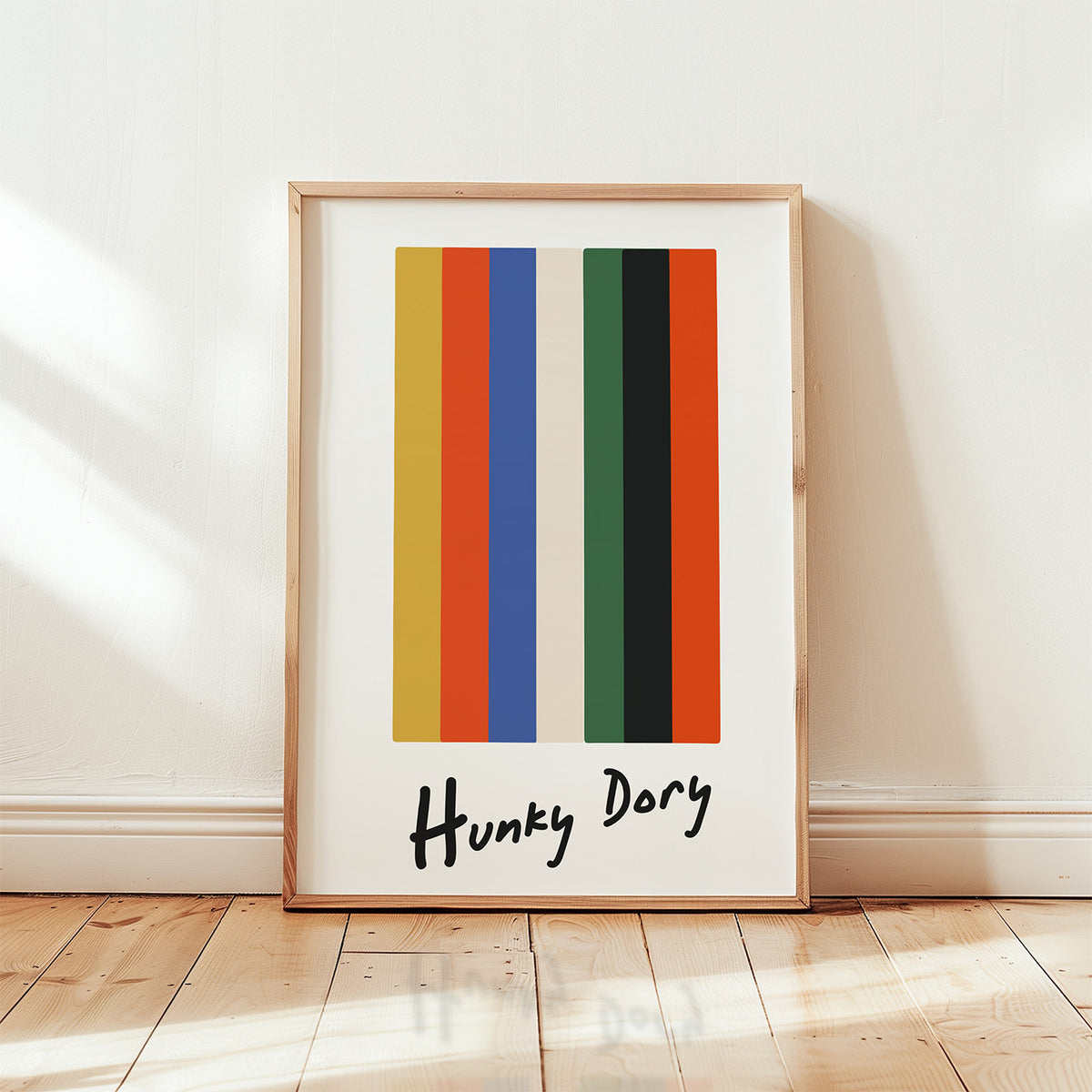 Hunky Dory David Bowie Retro Abstract Giclée Art Print