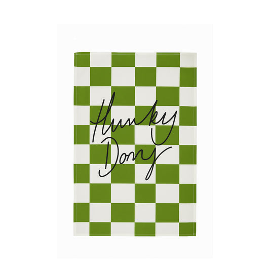 Hunky Dory Checkerboard Retro Tea towel