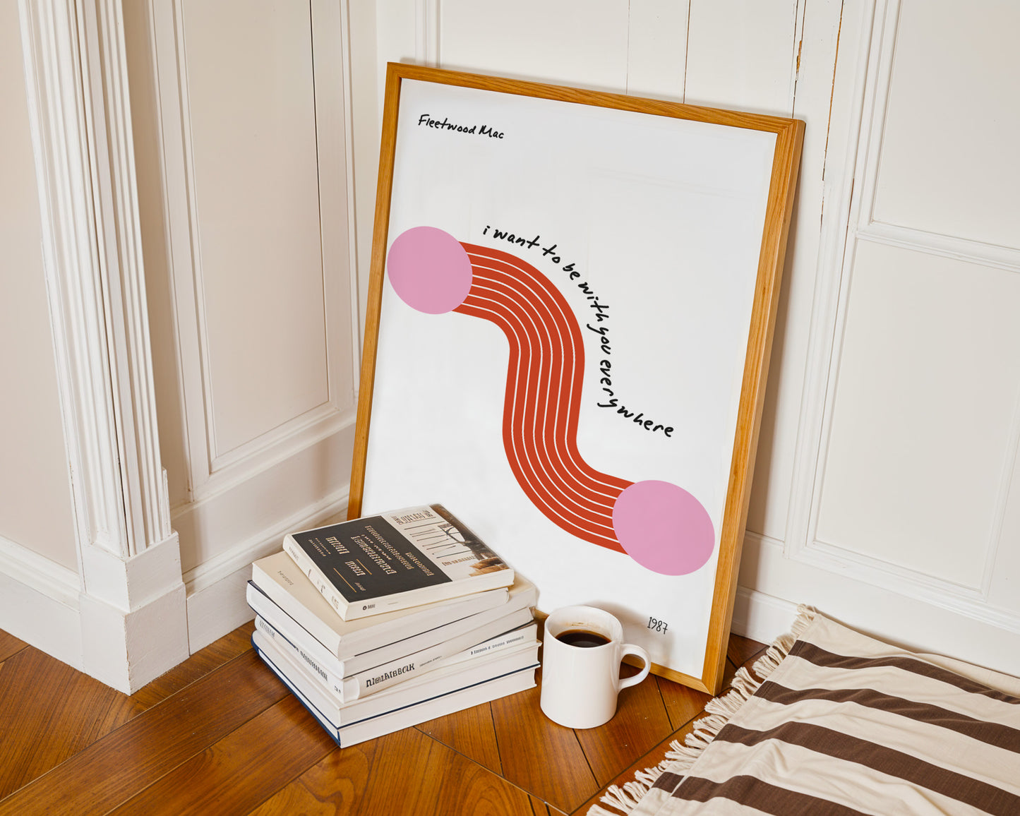 I want to be with you everywhere Fleetwood Mac Giclée retro Art Print