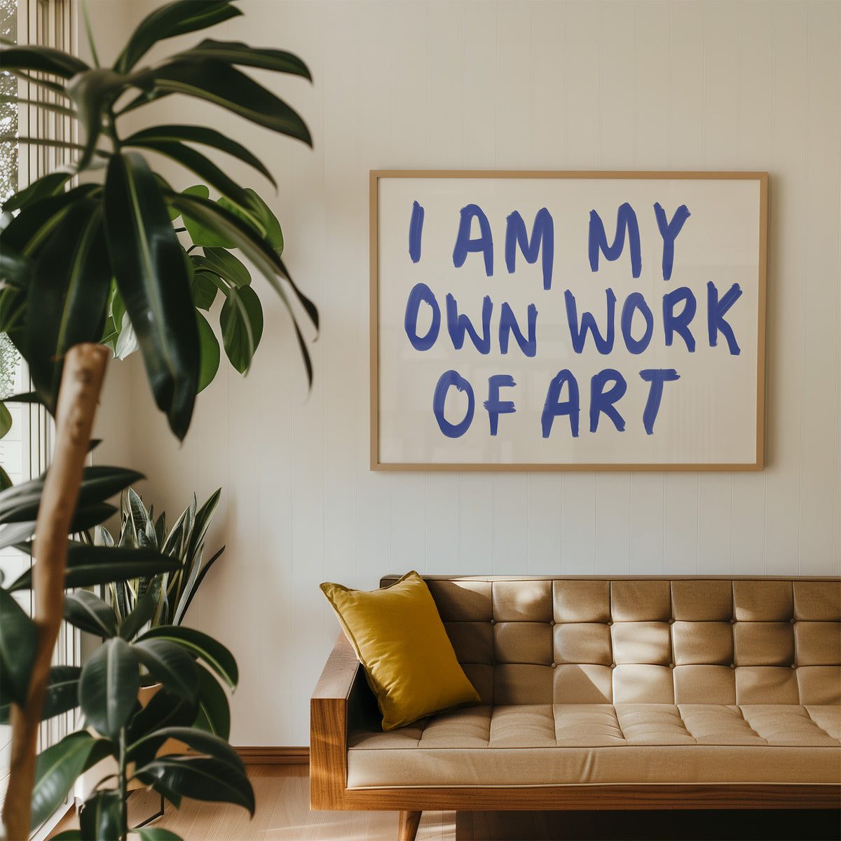 I Am My Own Work Of Art Quote Print