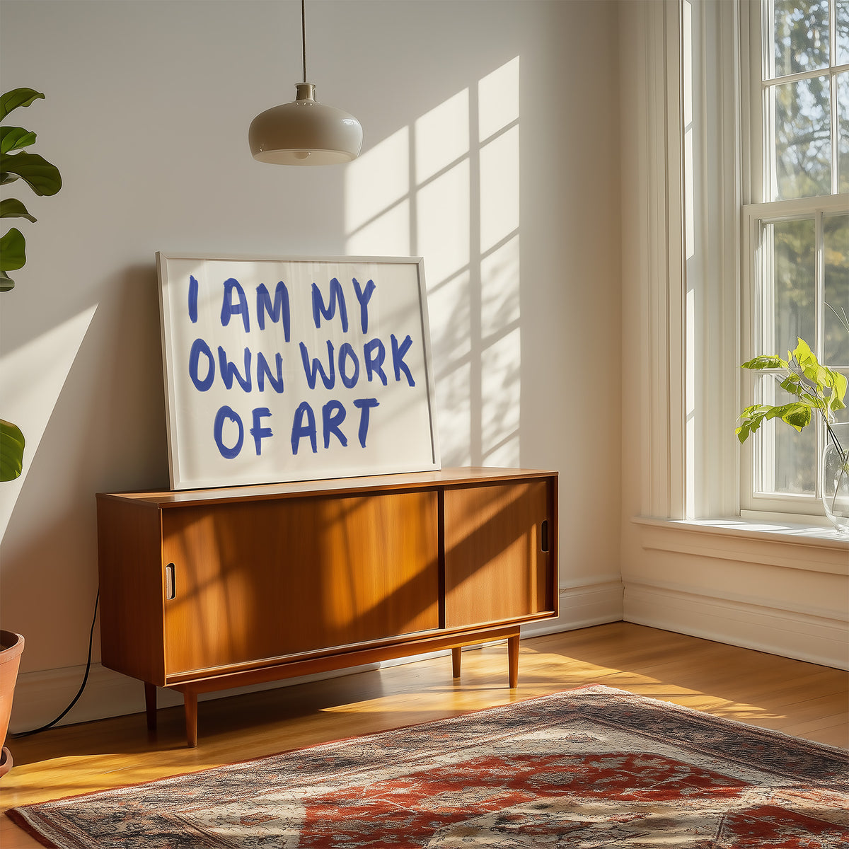 I Am My Own Work Of Art Quote Print