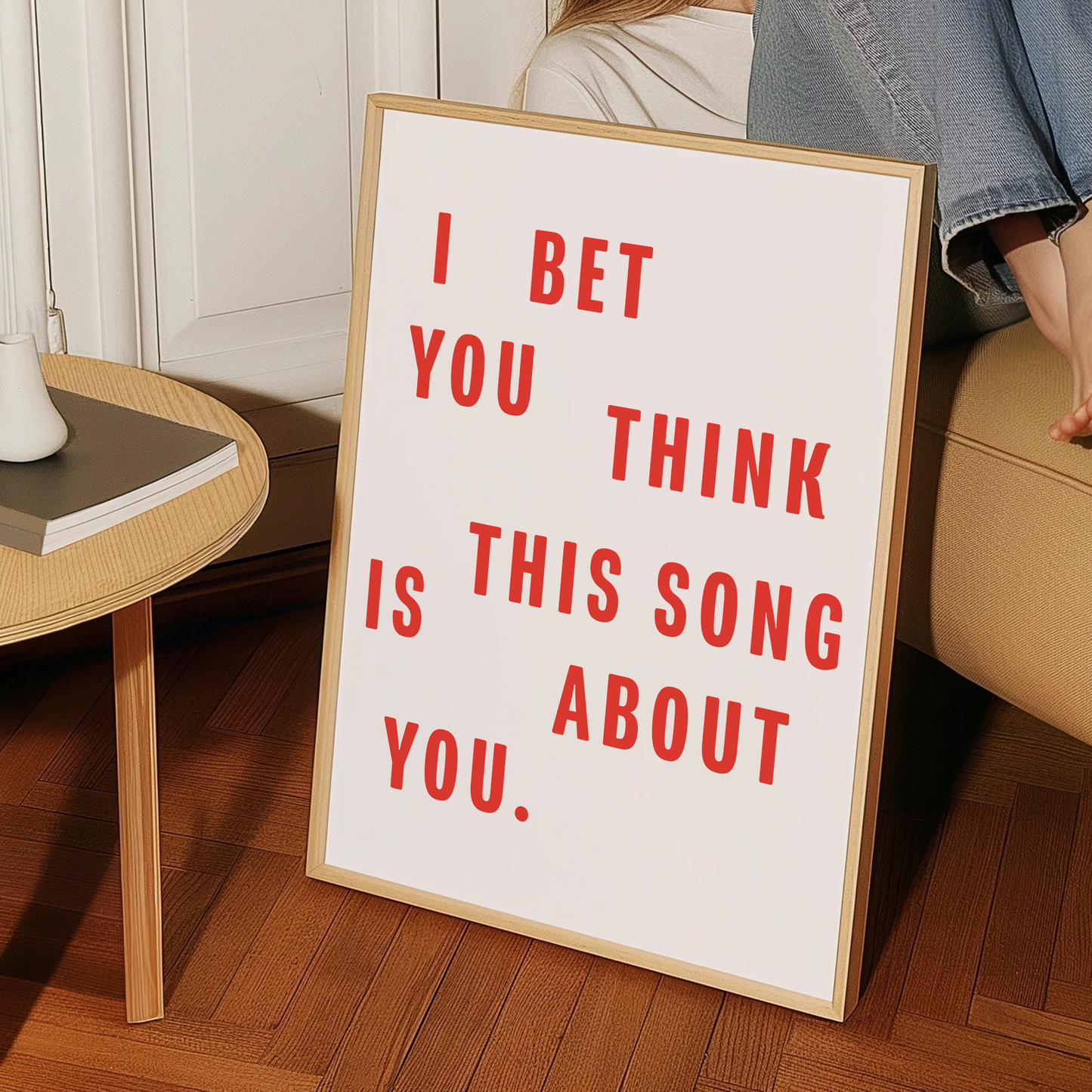 I Bet You Think This Song Is About You Retro Music Giclée Art Print