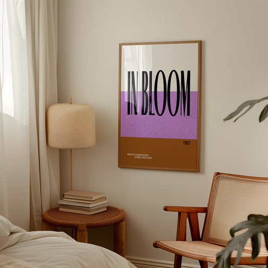 In Bloom music abstract Giclée Art Print