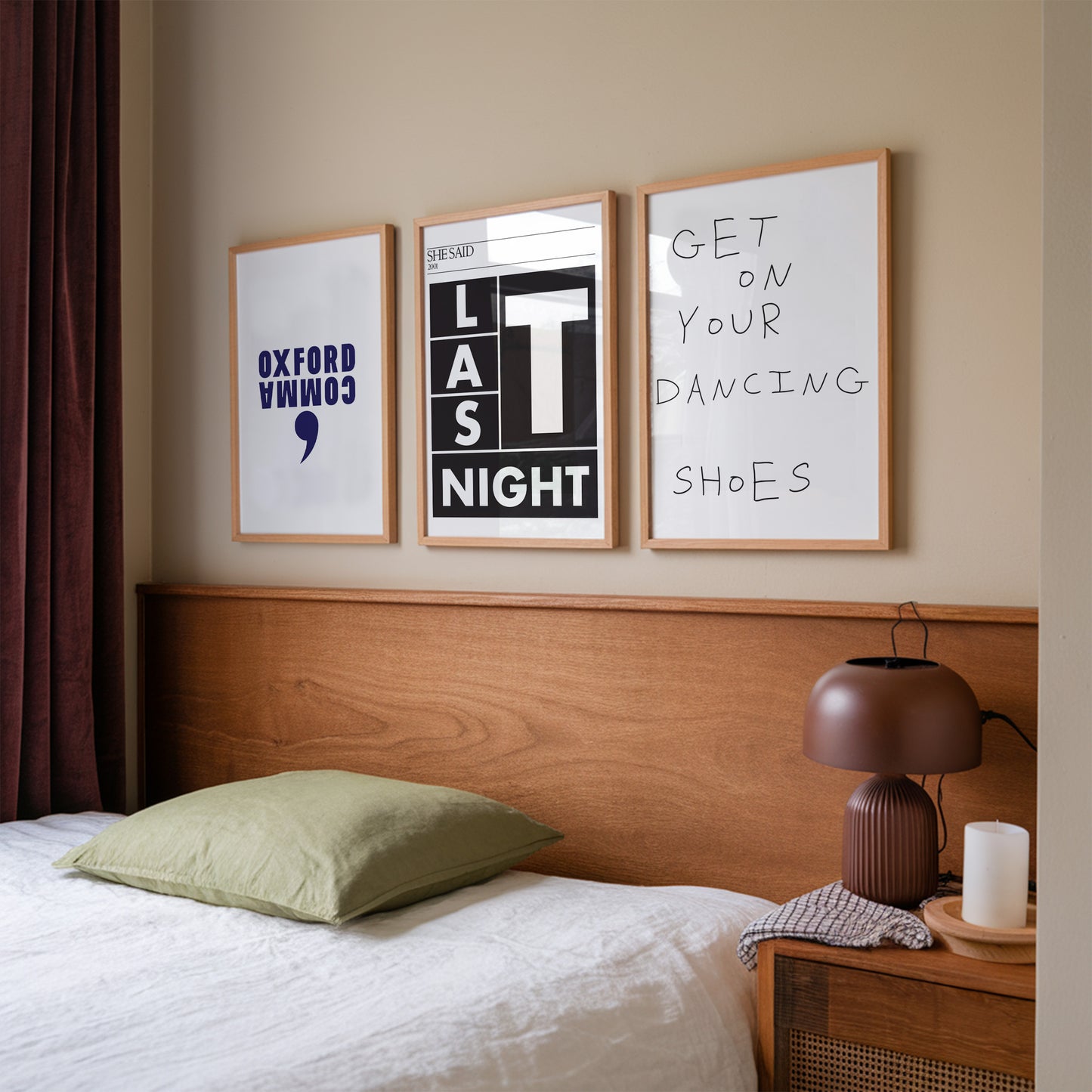 The Indie Kid Nostalgic Music Art Print Gift Set (Set of 3)