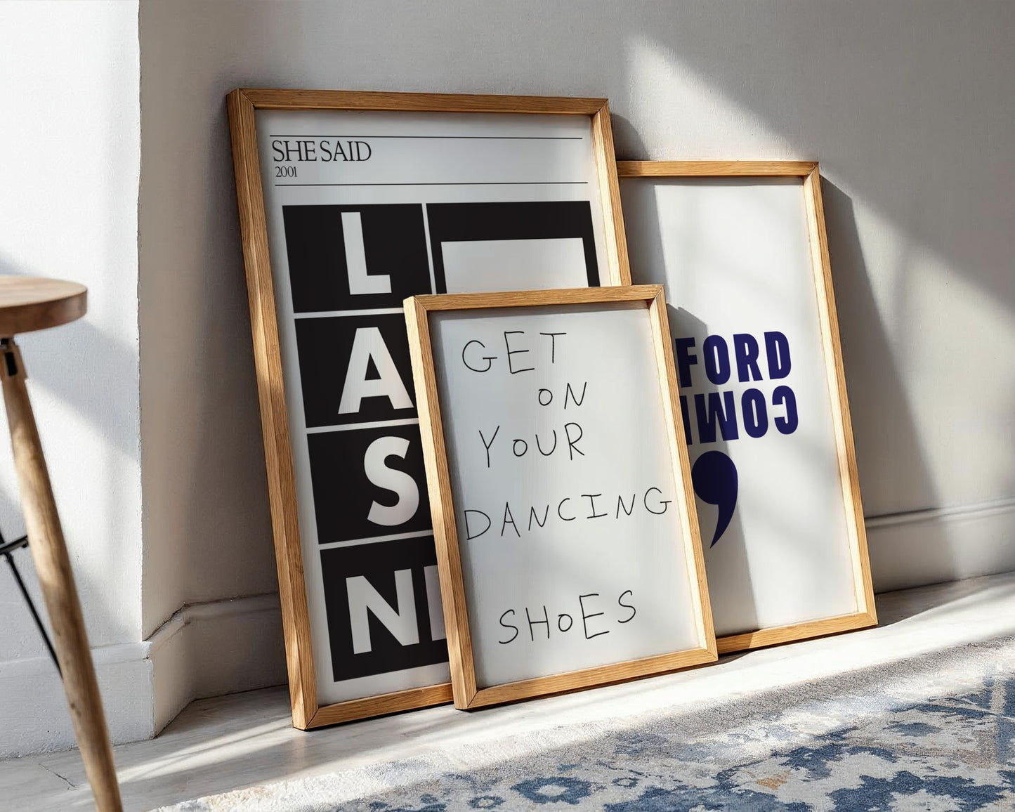 The Indie Kid Nostalgic Music Art Print Gift Set (Set of 3)