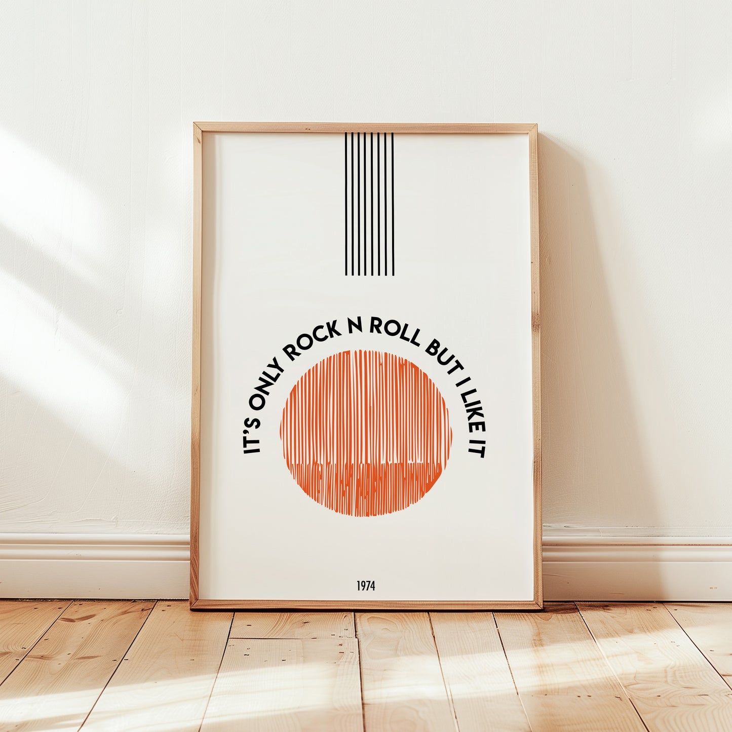 It's Only Rock N Roll But I Like It Giclée retro Art Print
