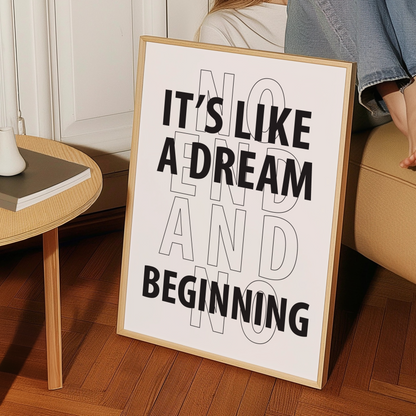 It's Like A Dream Retro Music Giclée Art Print