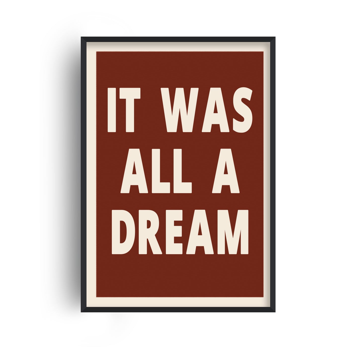 It Was All A Dream Retro Giclée Art Print