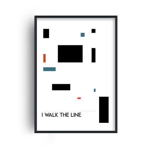 I Walk The Line  Music Inspired Giclée Art Print