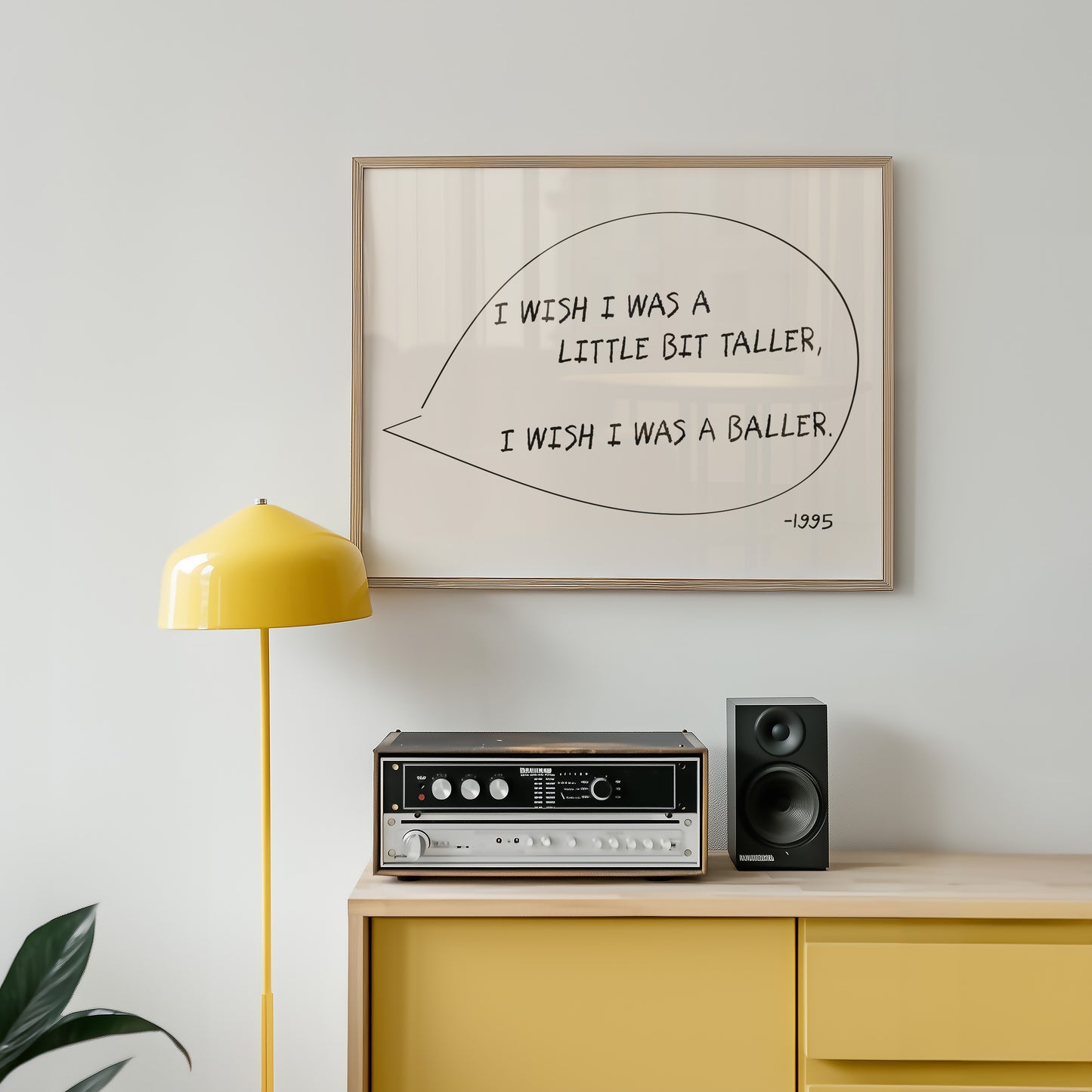 I Wish Retro Music Giclée Art Print