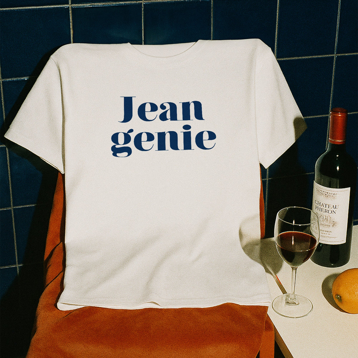 Jean Genie retro slogan t-shirt