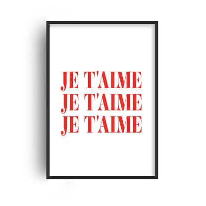 Je'Taime French Giclée Art Print