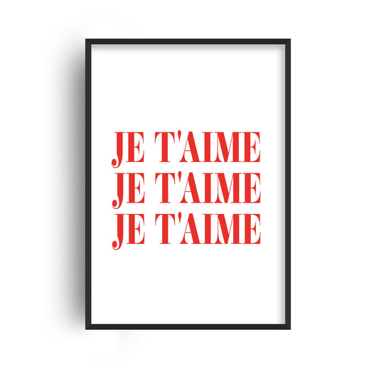 Je'Taime French Giclée Art Print