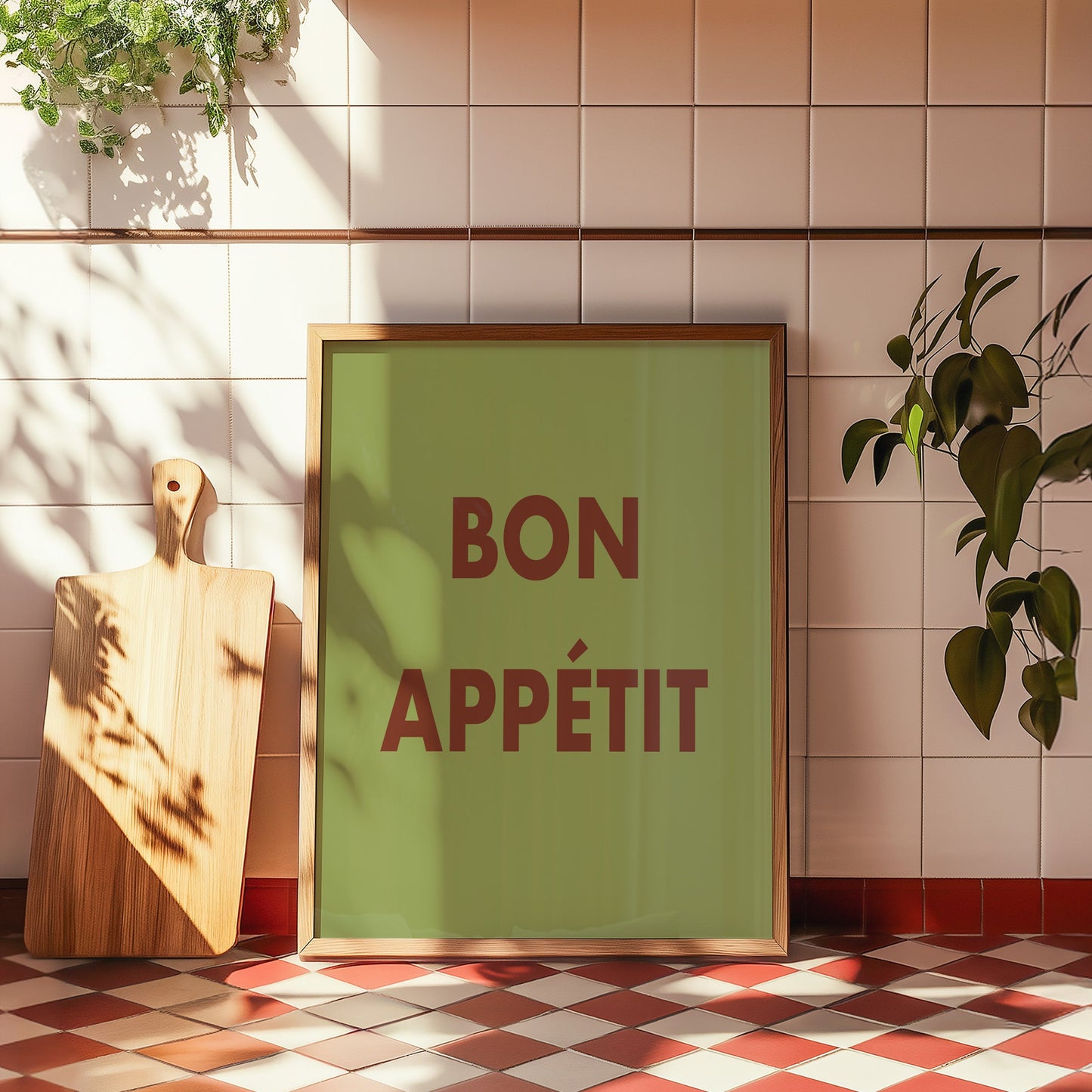 Bon Appetit French Retro Giclée Art Print