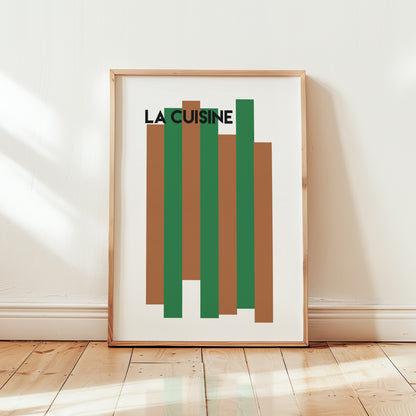 La Cuisine French kitchen Giclée Retro Art Print