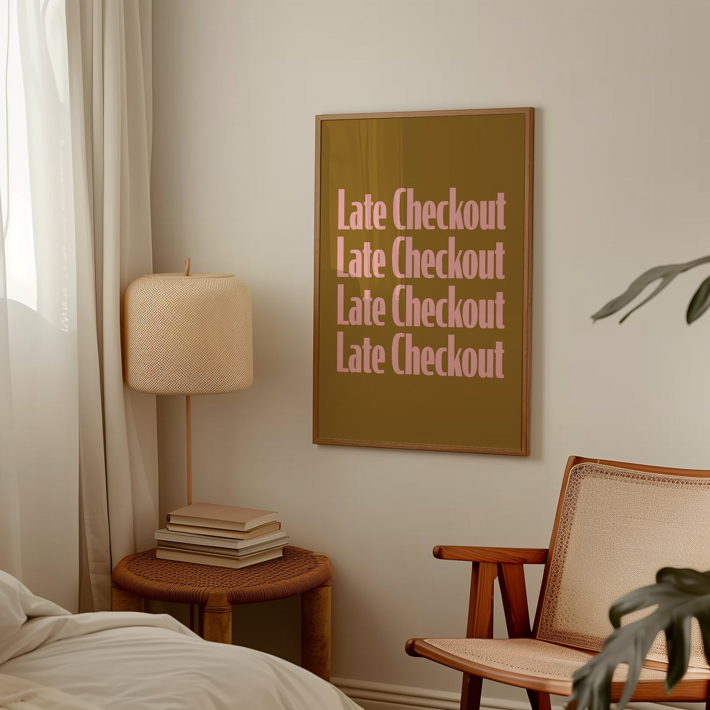 Late Checkout Retro Giclée Art Print