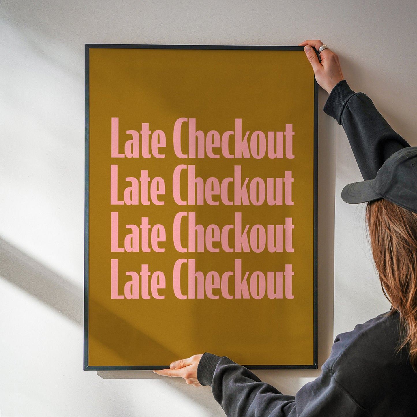 Late Checkout Retro Giclée Art Print