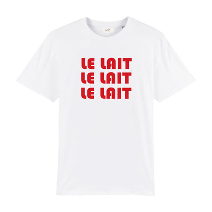 Le Lait retro slogan t-shirt