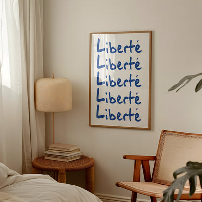 Liberté Retro Giclée Art Print