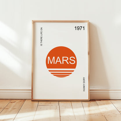 Life On Mars Giclée retro Art Print
